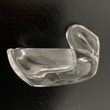 Salt shakers (salters) glass swan shape