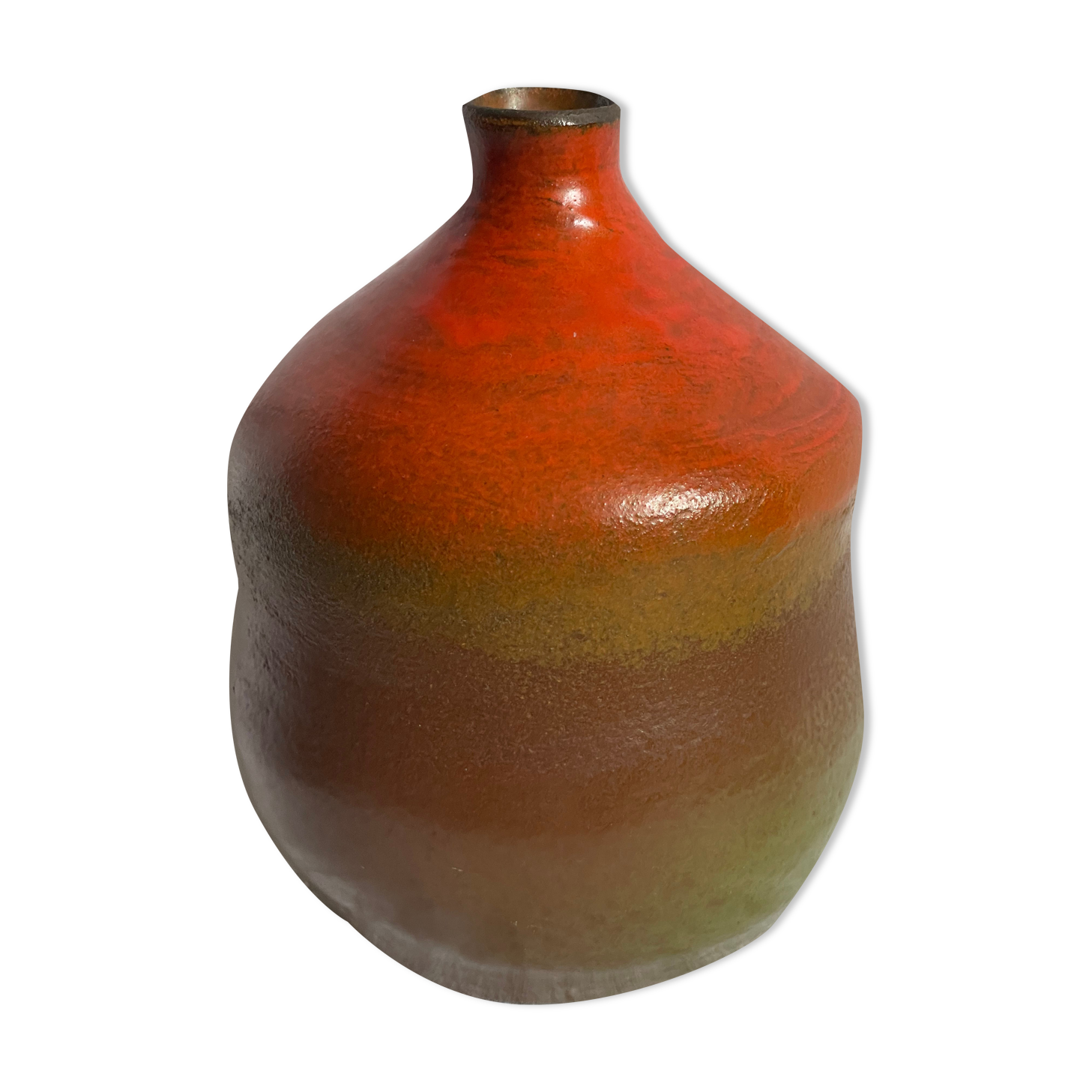 Vase ball glazed glazed gradient