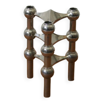 Series of 3 modular candle holders nagel 1970