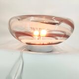 Vintage murano glass table lamp, 1970s