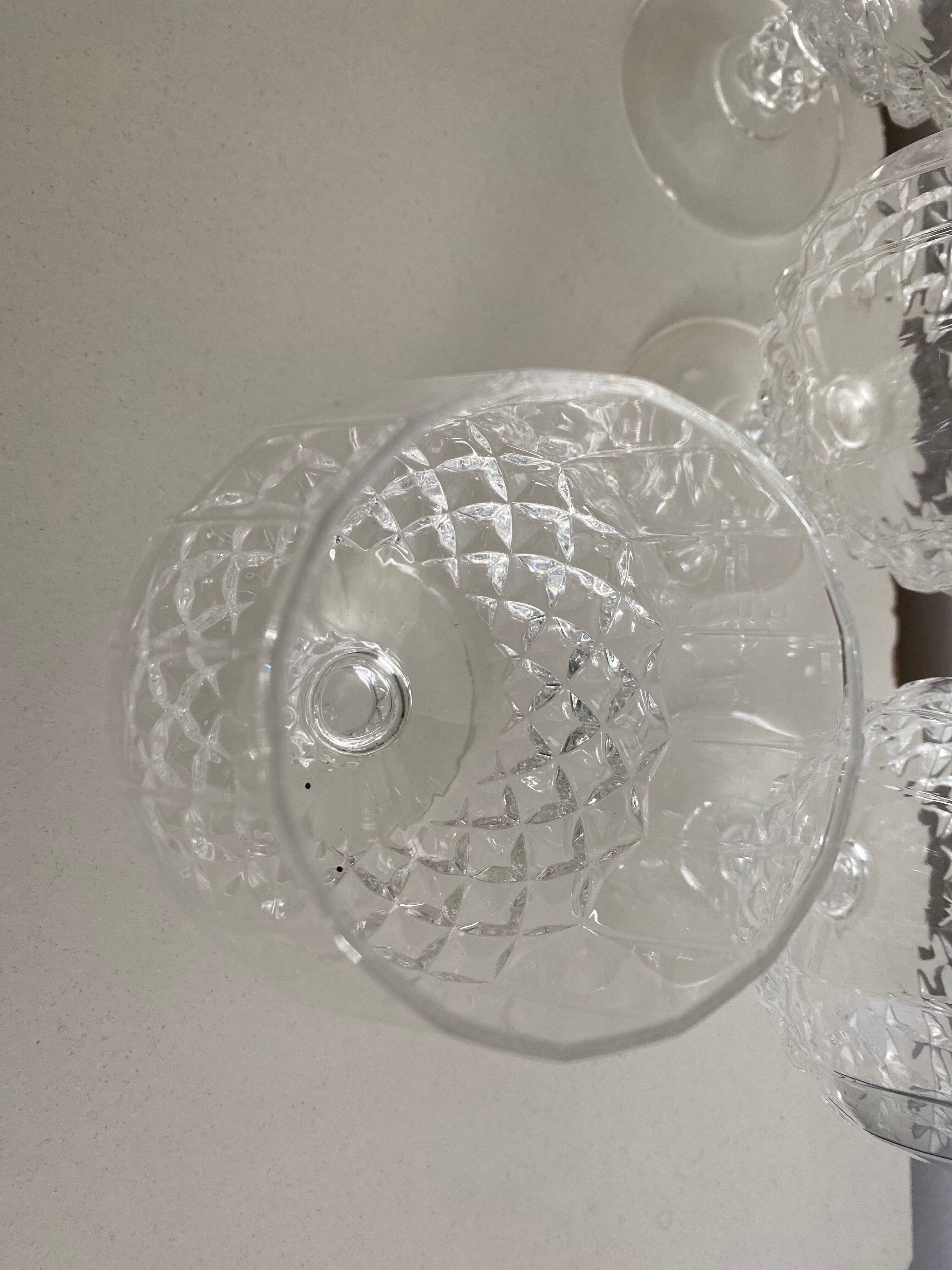 Set of 6 cognac glasses