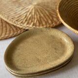 3 stoneware cups