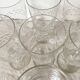 Stemmed glasses, wine glasses from the 1960s