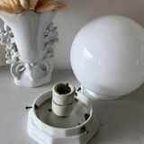 White porcelain ceiling light