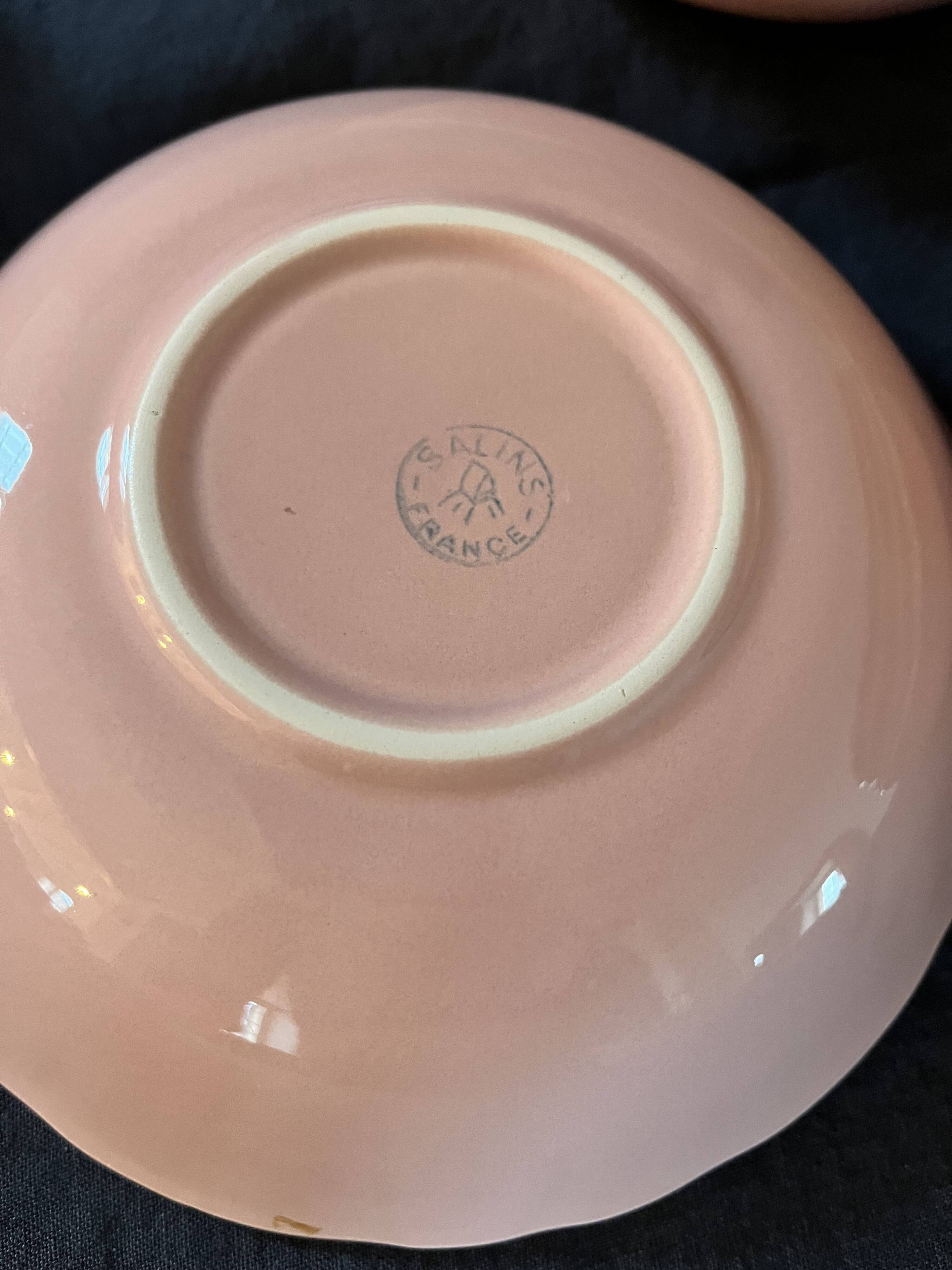 Salins 38 Piece Pink Dinnerware Set