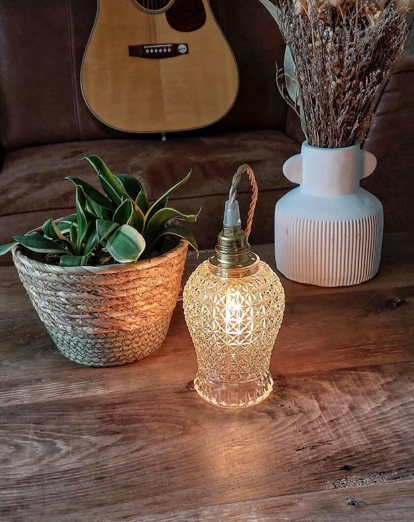 Chiseled glass walker