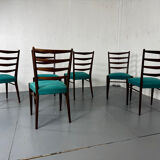 Mid-Century Modernist Danish Teak Dining Chairs 1950s, Set of 6