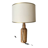 Vintage rattan lamp
