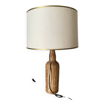 Vintage rattan lamp