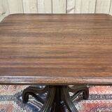 Mahogany and beech bistro table, made in the 1950s