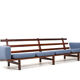 Canapé GE-236/4 en teck par Hans J. Wegner pour Getama années 1960
