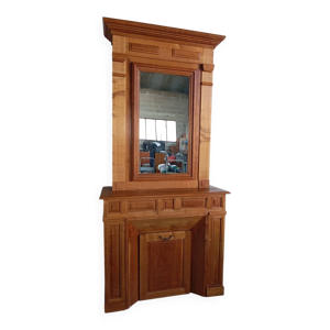 Cheminée en bois de