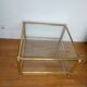 Table basse laiton Fratelli Orsenigo design Italien