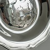 Shiny metal butter dish Coquillor