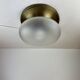 Brass & Murano Glass Ceiling Lamp, Italy, 1960s