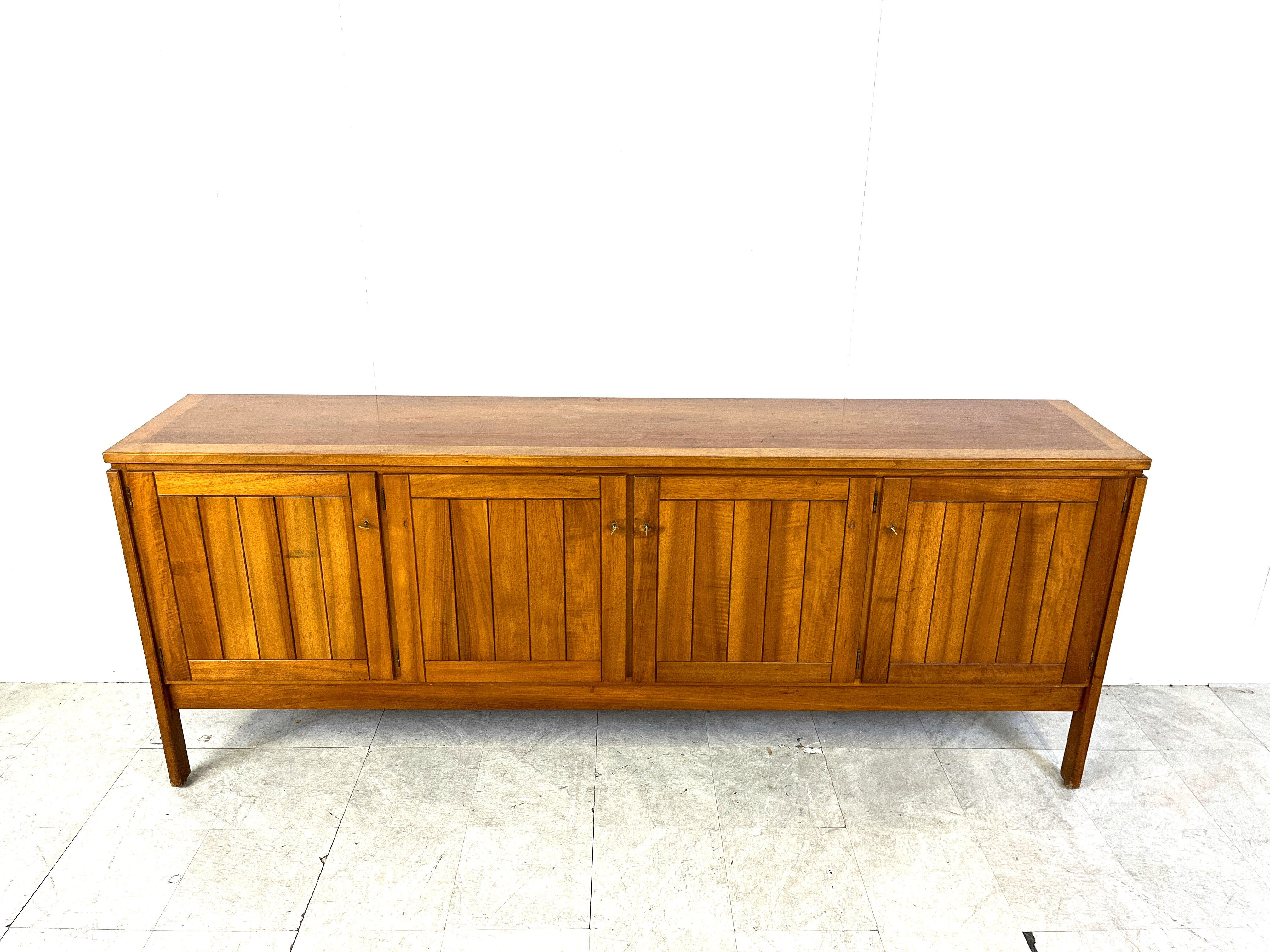Vintage oak sideboard by Van Den Berghe Pauvers, 1970s