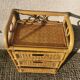 Rattan chest of drawers, bedside table with 3 drawers