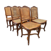 Suite of 6 Louis XV style chairs
