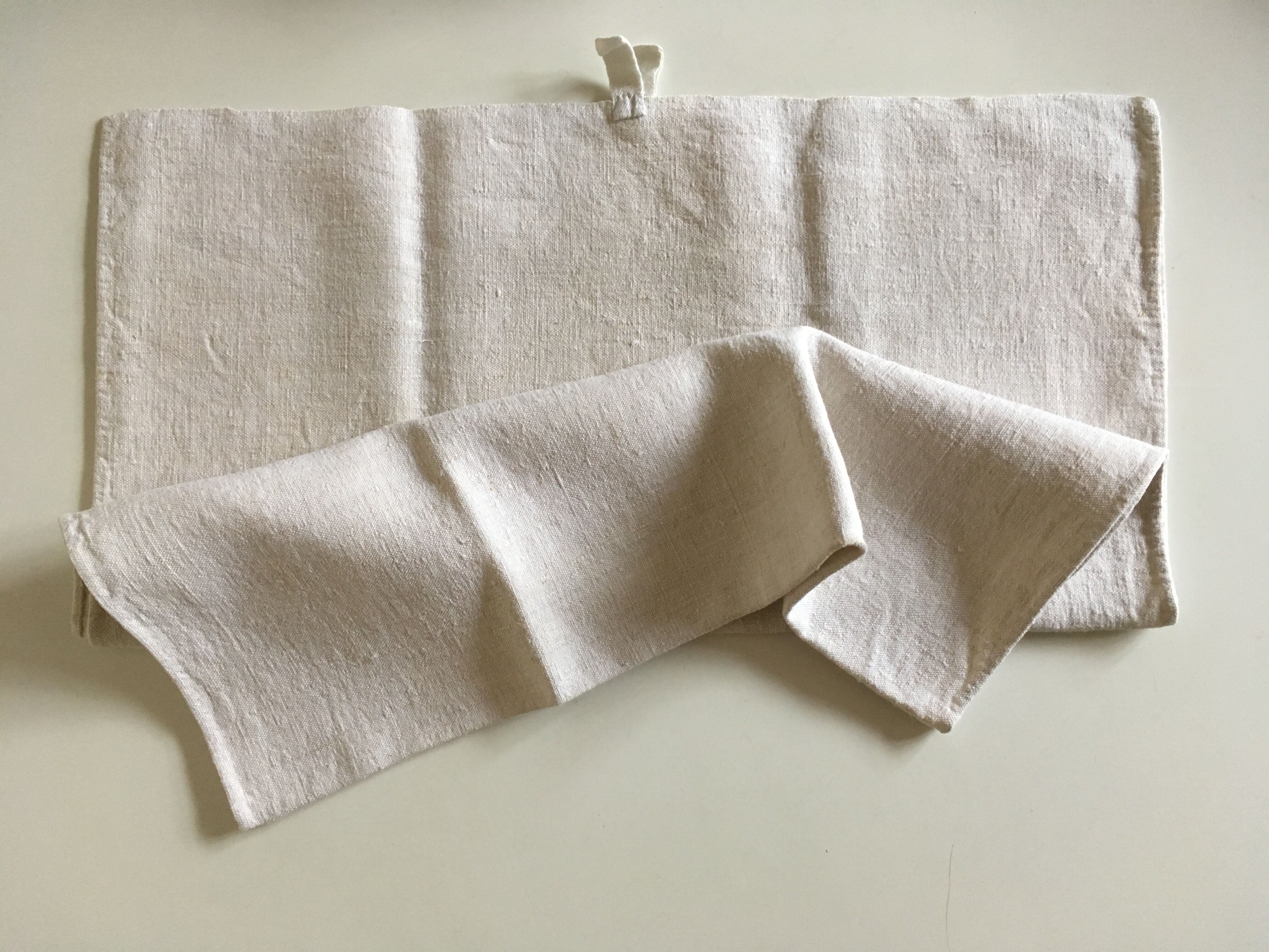 Farm cloth 19th in canvas of flax hemp