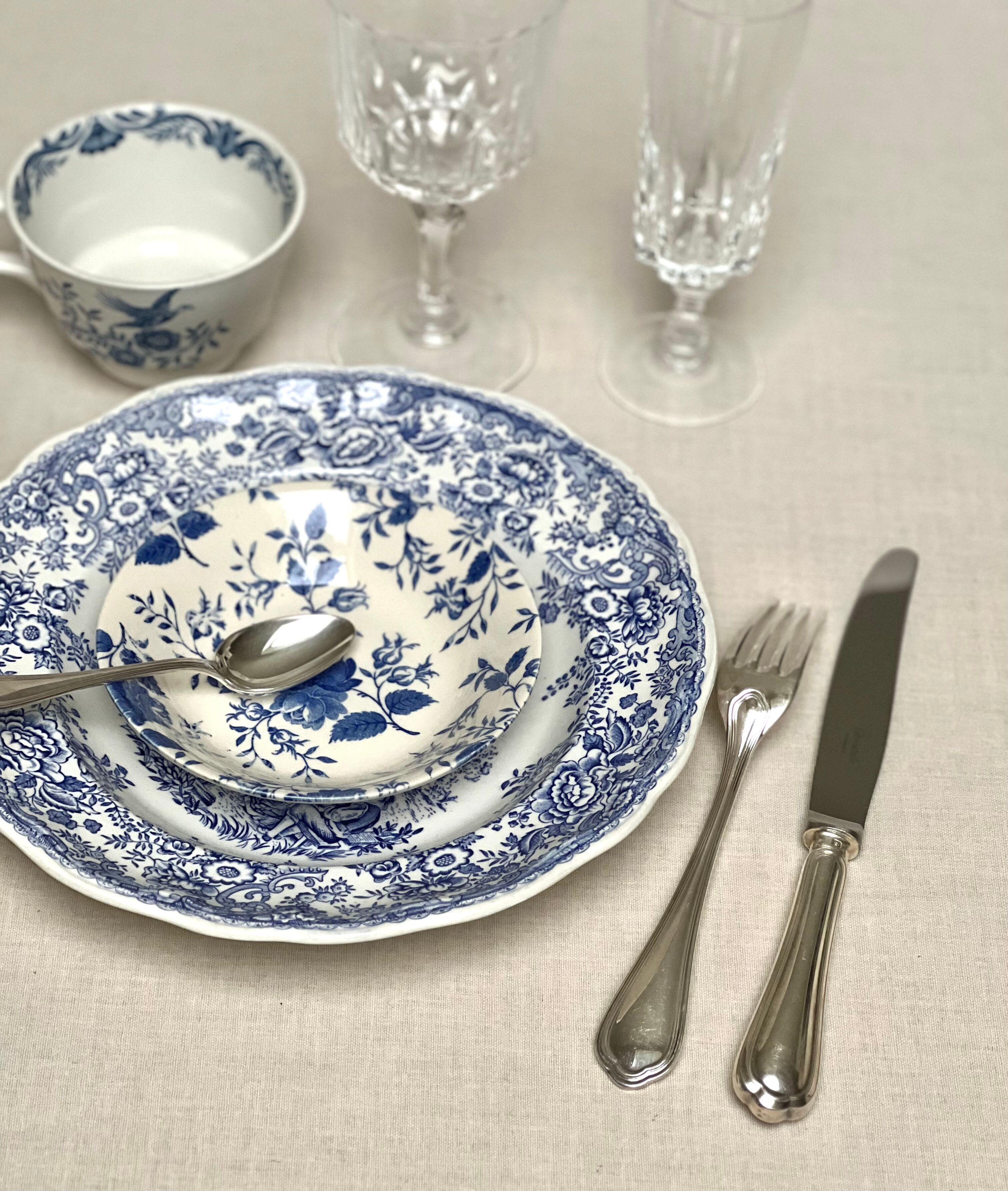 Cottage plates, Luneville