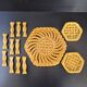 Vallauris trivets, knife holders and bottle coasters