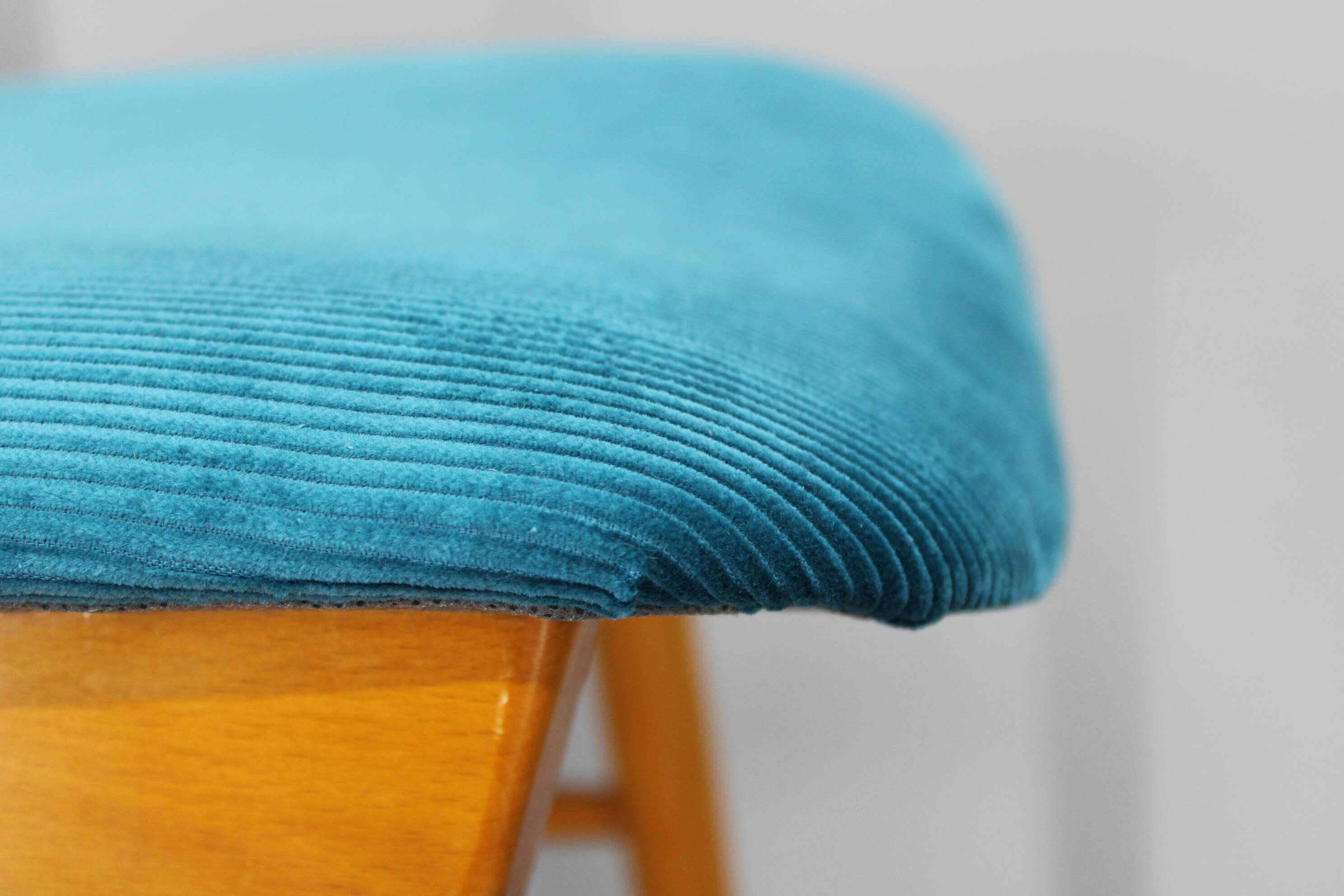 1970s Set of Four Beech Dining Chairs by TON, Czechoslovakia