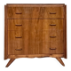 Art Deco vintage commode with tapered legs.