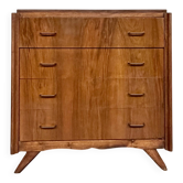 Commode art deco vintage pieds compas