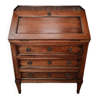 Ancien secrétaire bureau à pente