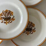 Creil and Montereau earthenware plates