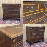 English chest of drawers from the 1950s in mahogany