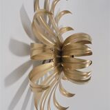 Wall lamp golden flower
