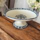 Antique compote dish in earthenware from Salins-lès-Bains (Jura)