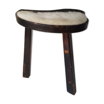 Tripod stool in vintage skin
