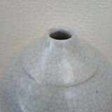 Ancient and large Asian vase, glazed ceramics.