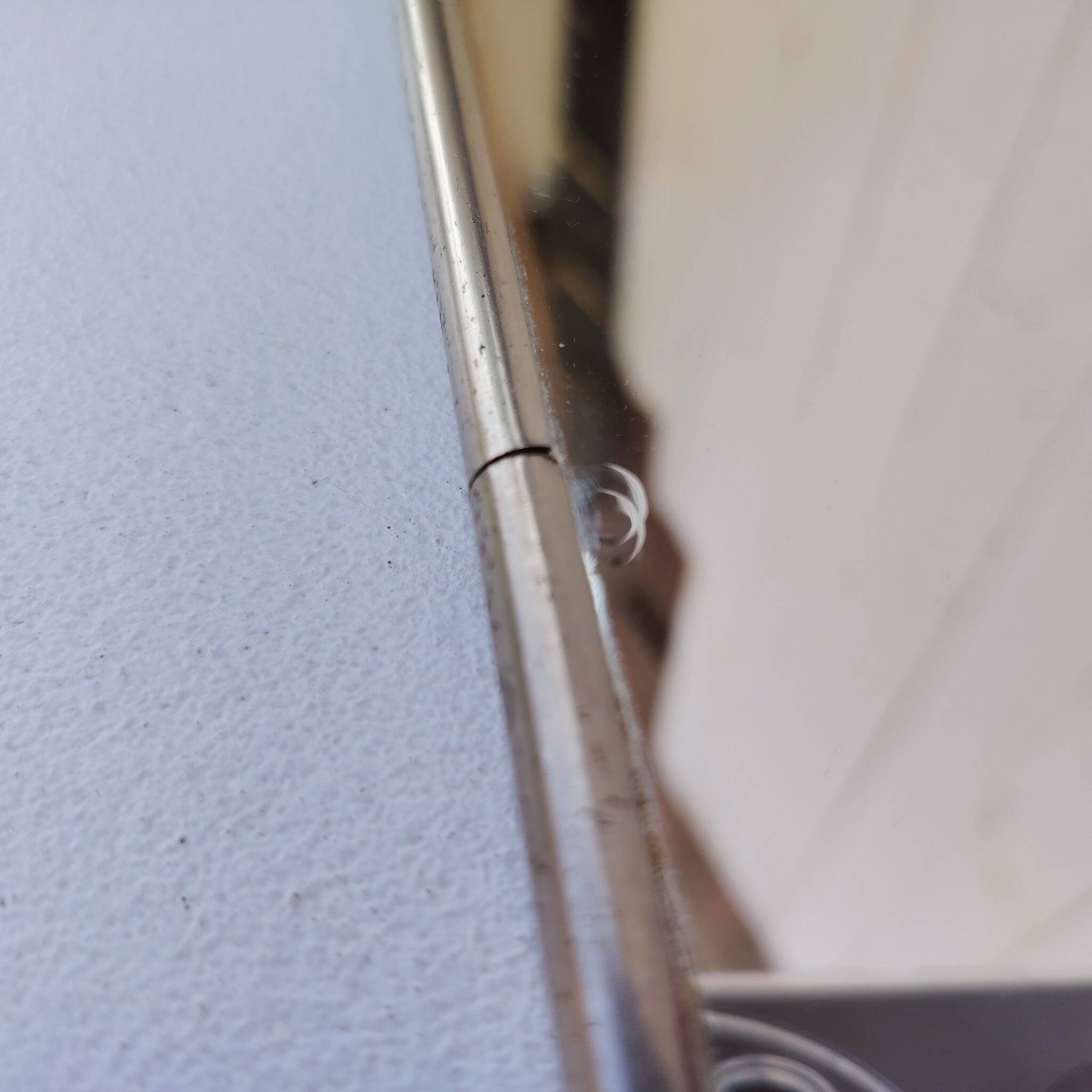 Large vintage 50's simple barber mirror