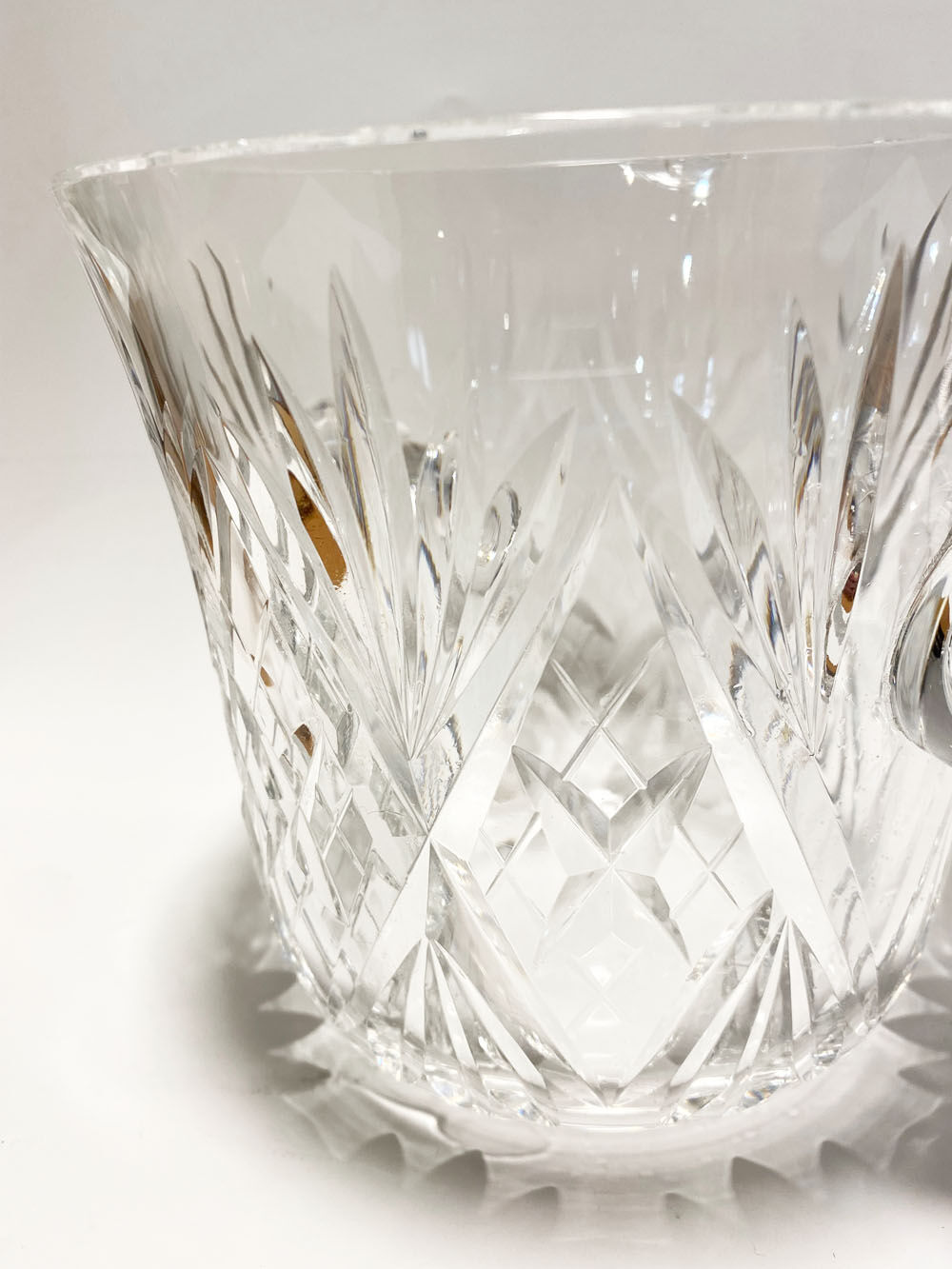 Saint louis crystal ice cube bucket
