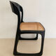 Set of 4 Baumann sled chairs with caning.