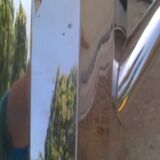 Silver metal teapot WMF year 1960