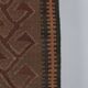 Vintage Turkish kilim, handwoven, 133x261 cm.