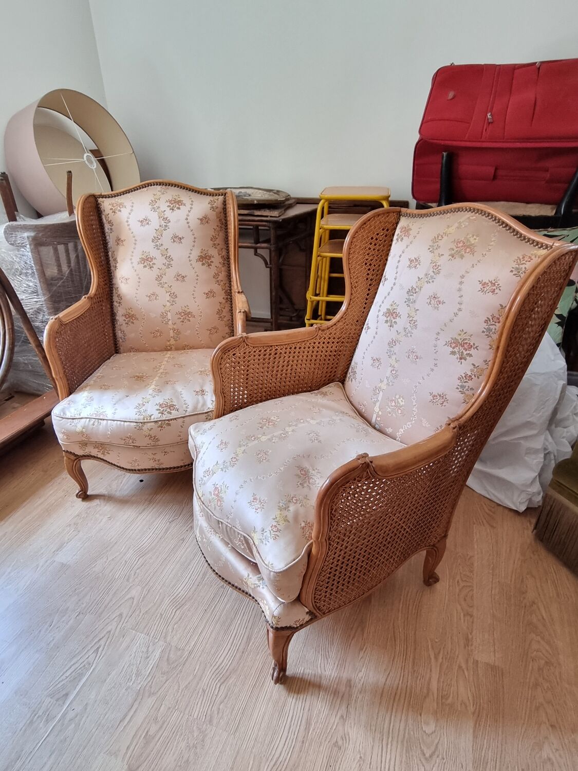 Pair of canning chairs