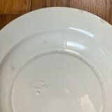 2 assiettes en Terre de Fer Salins bleues