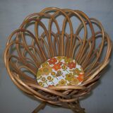 Plant rack in rattan