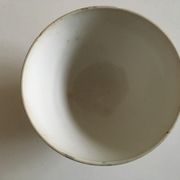Set de 3 bols de faience terre de fer début 20