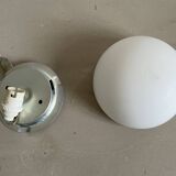 Small opaline wall or ceiling light D15cm