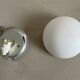 Petite applique ou plafonnier opaline D15cm