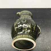 Former pitcher sarreguemines green ceramics 70s vintage