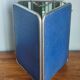 Vintage folding triptych barber mirror