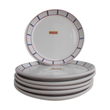 Set of 18 basque plates in sandstone