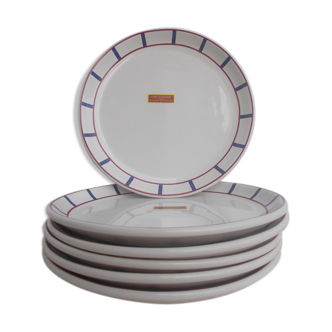 Set of 18 basque plates in sandstone